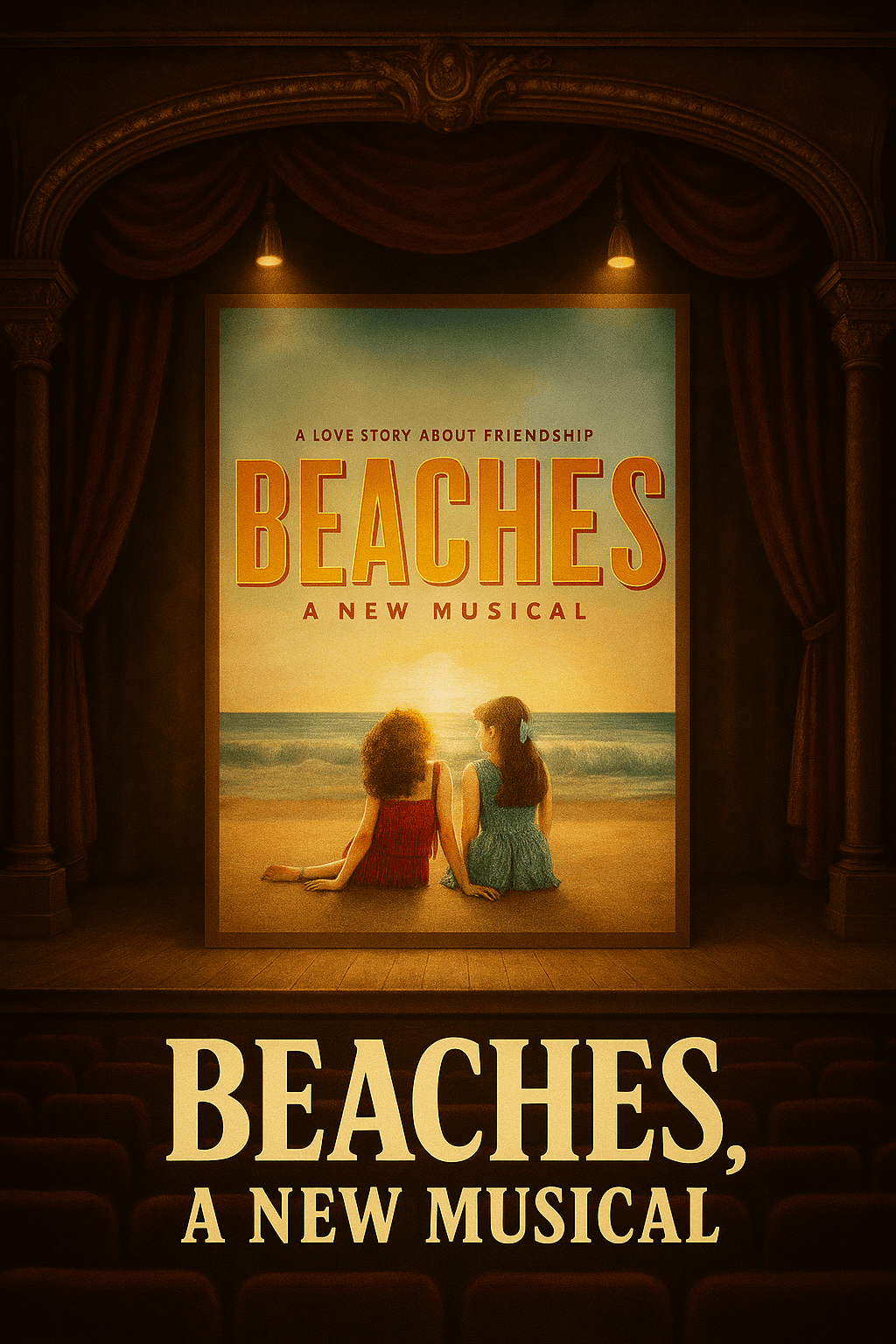 Beaches, A New Musical poster